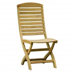Superior Teak Folding Side Chair 1838