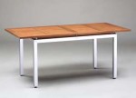 Teak & Aluminium Extension Table TBL-009