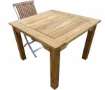 Rustique 100x100cm Outdoor Dining Teak Table
