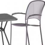 MWH Steel Outdoor Bar Stools & Table Setting