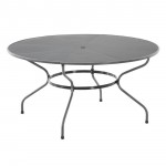 150cm Round Steel Outdoor Dining Table