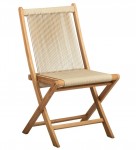 Superior Teak Folding Stringer Chair 60011