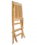 Traditional Teak Folding Chair